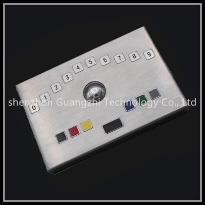 China Tipo teclado industrial do Desktop com o Trackball para o equipamento do serviço do auto à venda