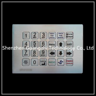 China Access Control Use 24 Key Keyboard Stainless Steel Material With Usb Interface for sale