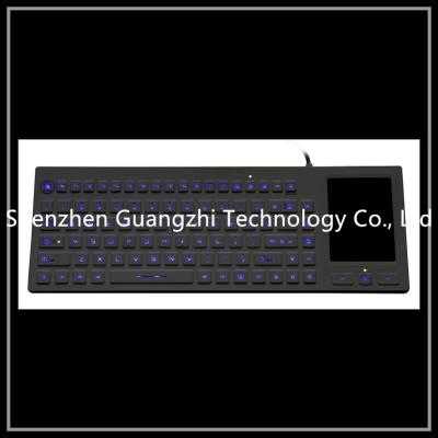 Китай Кнопочная панель силиконовой резины защиты Ип68 с освещенной контржурным светом сенсорной панелью приведенной износоустойчивой продается