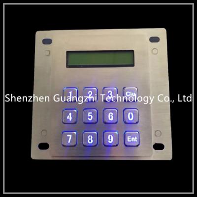 China Metal Usb Numeric Keypad With Display , LED Backlit Wired Numeric Keypad for sale