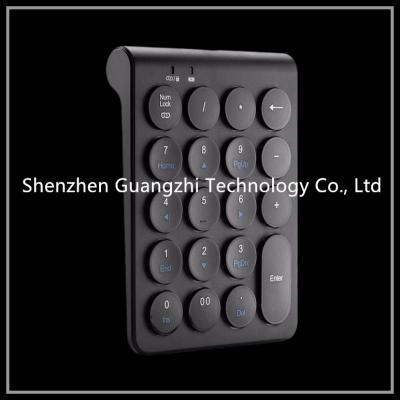 China Material plástico de escritorio dominante de Bluetooth del teclado numérico 15 industriales inalámbricos negros en venta