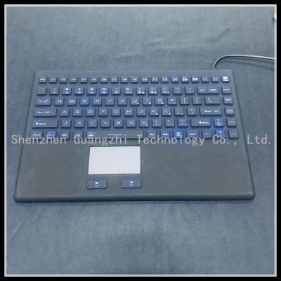 China 92 Key Backlit PS2 USB1.1 Silicone Rubber Keyboard for sale