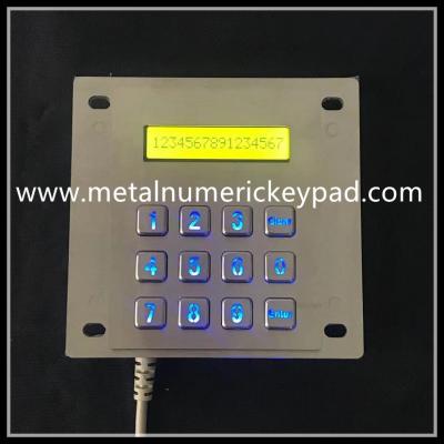 China O FCC certificou o teclado de aço inoxidável iluminado com indicador do diodo emissor de luz à venda
