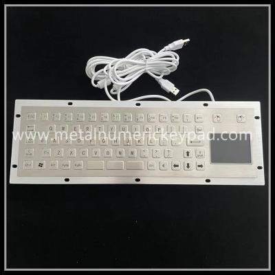 China IK07 Metal Industrial Keyboard With Touchpad 304 Stainless Steel for sale