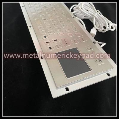 China 304 Stainless Steel Industrial Metal Keyboard CE FCC RoHS Certification for sale