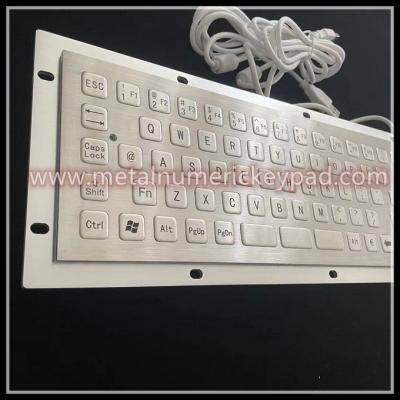 China RoHS Metal Integrated Trackball Keyboard For Industrial Information Kiosk for sale
