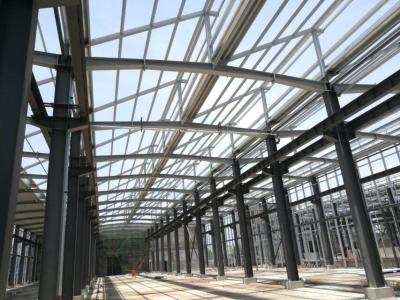 中国 Q345b Prefabricated Industrial Steel Structural Farm Warehouse Buildings 販売のため