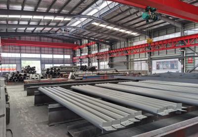 China Stahlrahmen-Lager vorfabriziertes große Spannen-Raum-Lager-Metallstahldach-Binder-Rahmen Galpones Prefabricados zu verkaufen