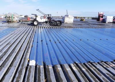 China Stahlplatte Decking mit Überzug-Ende für Dach zu verkaufen