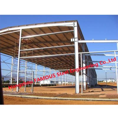China Prefab Storage Shed Steel Structure Warehouse Construction Metal Building Te koop