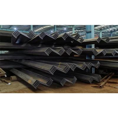China Stainless Galvanized Z Type Steel Sheet Pile For Bridge Project Construction for sale