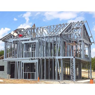 China Prefabricated Light Steel Frame House Villa Structure Home Demountable Buildings for sale