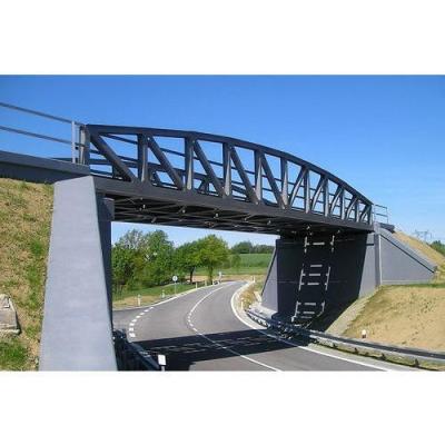 China Steel Through Bow String Steel Girder Bridge Fabrication Tub H Welded for sale
