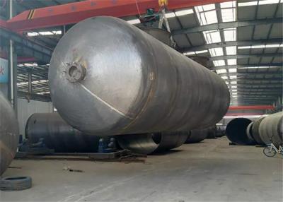 China Fabricación inoxidable vertical industrial pesada estructural del tanque de acero del recipiente del reactor de la fabricación en venta