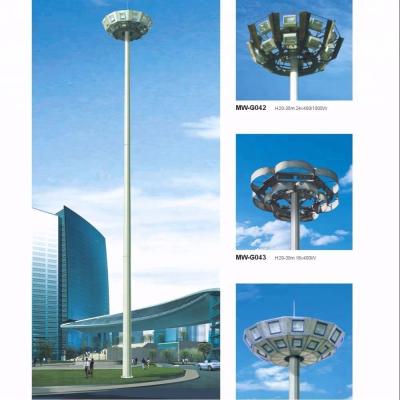 China 9 Mtr 6m 8 Meter High Mast Steel Street Light Pole Structure Tower LED Flood Lighting for sale