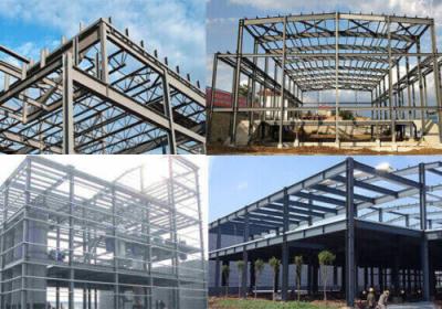 China Large Prefab Steel Frame House Walls Gate Structural for sale