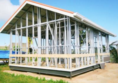 China Stud Cold Formed Light Gauge Steel House Construction Roof Trusses Framing for sale