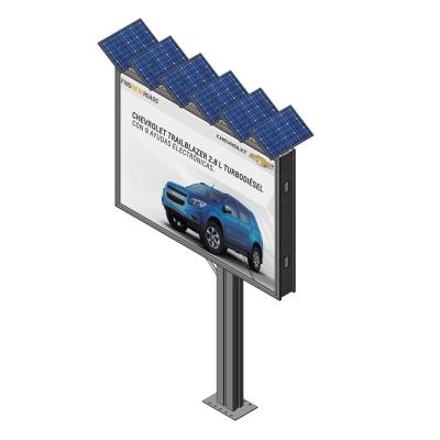 China Light Galvanized Steel Structure Frame House Advertising Display Banner Signboard Billboard for sale