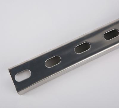 China 304 316 Brushed Stainless Steel C Channel Trim 2