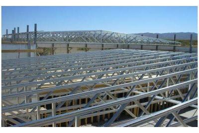 China 20ft 30ft 40ft 50ft Heavy Duty Galvanised Steel Roof Truss Fabrication Warehouse Building for sale