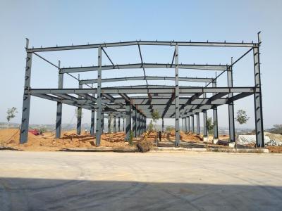 China Astm A36 galvanizó la estructura de acero galvanizó el tejado de acero de la granja avícola de las columnas del haz de H en venta