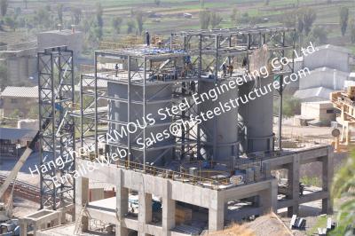 China Heavy Structural Steel Fabrication Concrete Mill Cement Production Line Clinker Silo Hopper Furnace for sale