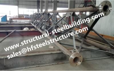 China Tubular Lattice Tower Structures Electrical Telecommunication Galvanized Sheet Metal Fabrication for sale