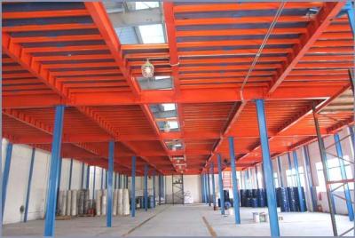 China Free Standing Industrial Mezzanine Floors High Density Steel Material For Construction for sale