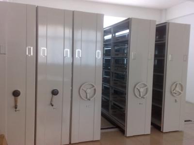 China Library / Office Moving File Cabinets Shelf System Corrosion Protection for sale