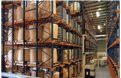 China Adjustable Drive In Pallet Racking System , Pallet Rack Storage Systems For Cold Storage for sale