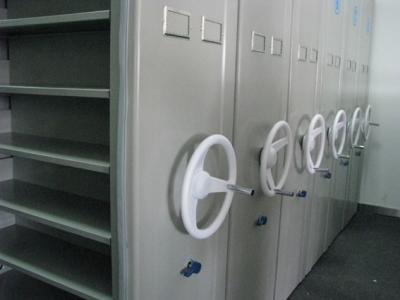 China Compact File Cabinet Storage Systems , Metal Lateral File Cabinet With Sliding Track for sale