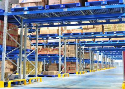 China Steel Heavy Duty Storage Shelving , Cold Warehouse Industrial Pallet Racking  for sale