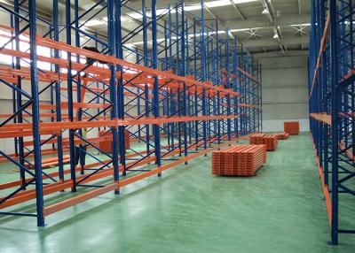 China Multi Level Heavy Duty Storage Rack High Strength Steel Pallet Racking For Warehouses for sale