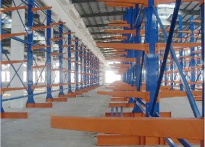 China Estantes de paletas galvanizados de voladizo con tubos de acero para almacenamiento en almacén en venta