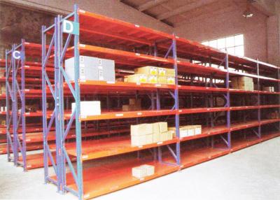 China Industrial Medium Duty Storage Rack Powder Coated Long Span Racking System for sale