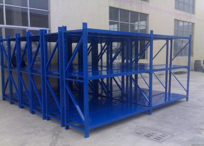 China Industrial Light Duty Storage Rack System Powder Coating Finish 100kg-120kg/layer for sale