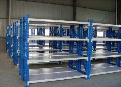 China Warehouse Light Duty Storage Rack 100kg-120kg/Layer Industrial Slotted Angle Rack for sale