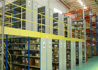 China Warehouse Mezzanine Floor Racking System , Customzied Industrial Metal Racks For Storage for sale