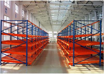 China Industrial Storage Racks Heavy Duty , Gravity Industrial Pallet Racks For Storing Goods for sale