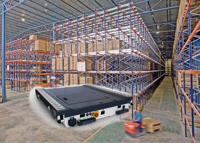 China Customized Radio Shuttle System , Warehouse Pallet Shuttle Racking System for sale
