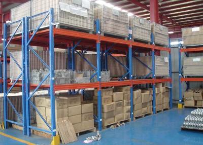 China Multi Level Heavy Duty Industrial Pallet Racks , Cold Rolled Steel Storage Rack Systems for sale