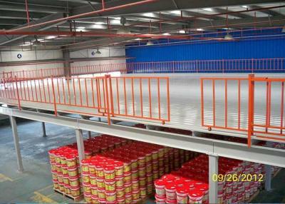 China Estructura de acero de almacén pisos industriales de mezzanine, plataforma de almacenamiento de mezzanine en venta
