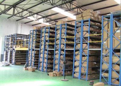 China Rack Supported Mezzanine Industrial Steel Storage Racks Cold Rolled With Racking Frames for sale