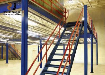 China Boltless / Rivet Shelving Max 6000mm Upright For Warehouse Use Mezzanine Deck for sale