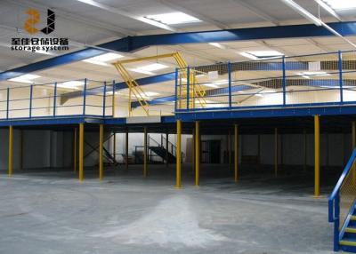 China Multi Level Safety Industrial Mezzanine Floors Epoxy Powder Coated for sale