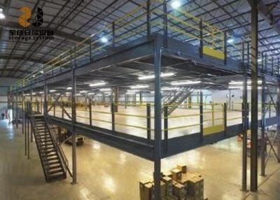 China Epoxy Powder Coated Factory Mezzanine Floors , Q235 Steel Mezzanine Racks for sale