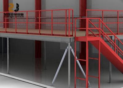 China Custom Industrial Mezzanine Floors 500kg/sqm-1500kg/sqm Office Mezzanine Structures for sale