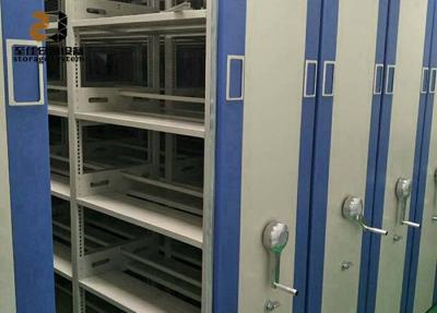 China 3-Point Key Lock Mobile Shelving Unit For Museum / Hospital for sale