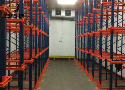 China Dispositivo de carga pesada en estanterías de pallets / estanterías de almacenes metálicos en venta