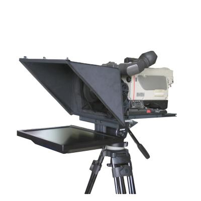 China Studio School 17 Inch Foldable Reflector Studio Teleprompter For Broadcast School for sale